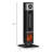 Black Freestanding Electric Heater,Remote Control & 12H Timer for Indoors