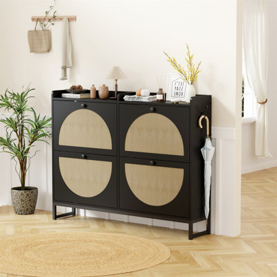 Flip Down Shoe Storage