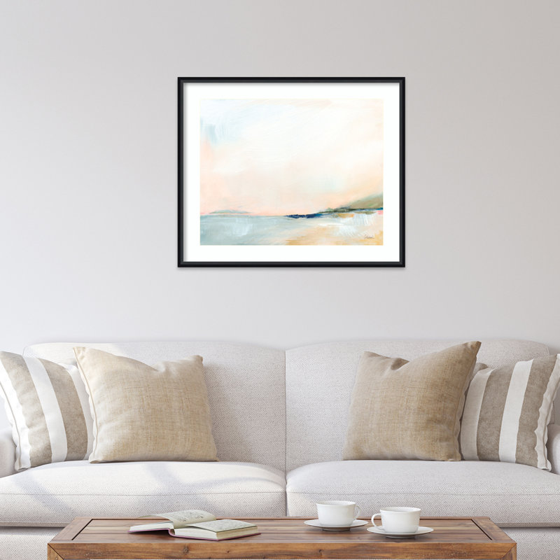 Open Sky Over Water by Sue Schlabach, Black, 33" W x 28" H