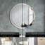 Huldar Glass Flat Wall Mirror