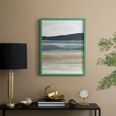 Impression encadrée Saltwater Bay III - bois massif
