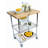 Rouge et Noir Metropolitan Wire Cart with Maple Top