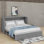 Grand lit escamotable avec tiroir et un ensemble de prises et de ports USB-919627492