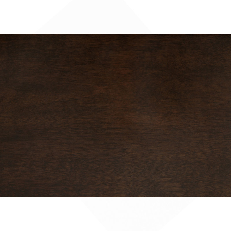 1 table de bout formelle traditionnelle avec finition cerisier foncé et or