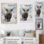 Portrait de yaks gris et blanc II, reproduction sur toile-92008651-92008656