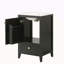 Meuble-lavabo de 20 po avec lavabo, armoire de salle de bain avec porte à fermeture douce, support de rangement et tiroir-395684146