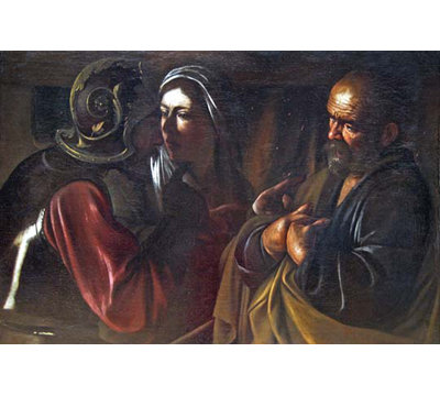 « déni de st. peter » par caravaggio-impression