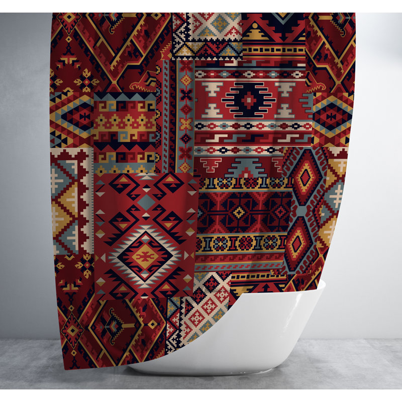 Geometric Shower Curtain