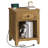 23.8'' Nightstand with Charging Station,1 Drawer & Open Compartment, End Table, Side Table, for Bedroom & Living Room