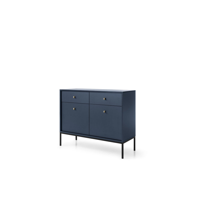 Olmo 103.5cm Sideboard, Navy Blue
