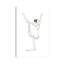 Ballet Line Art - impression d'art graphique-52874674-52874672-52874673