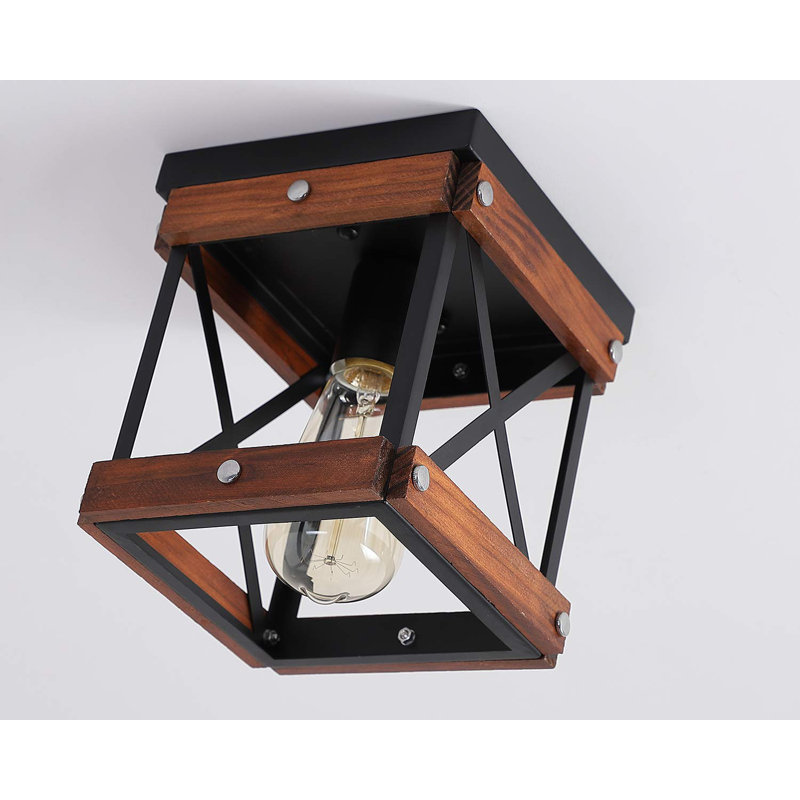 Mini-luminaire semi-encastré 1 lumière Rustic Farmhouse