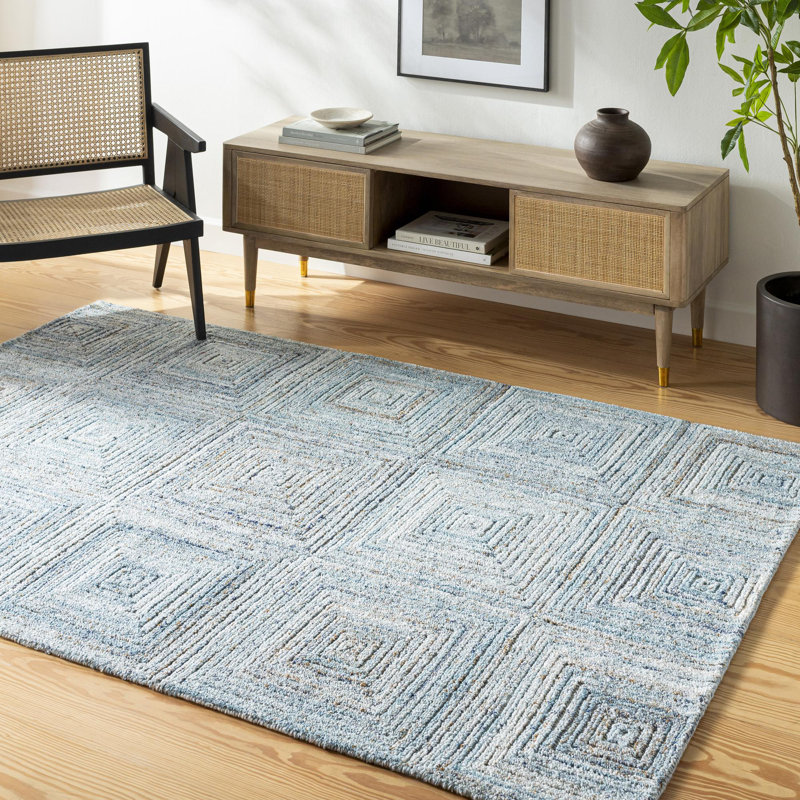 Geometric Area Rug, Rectangle 5' x 7'6"