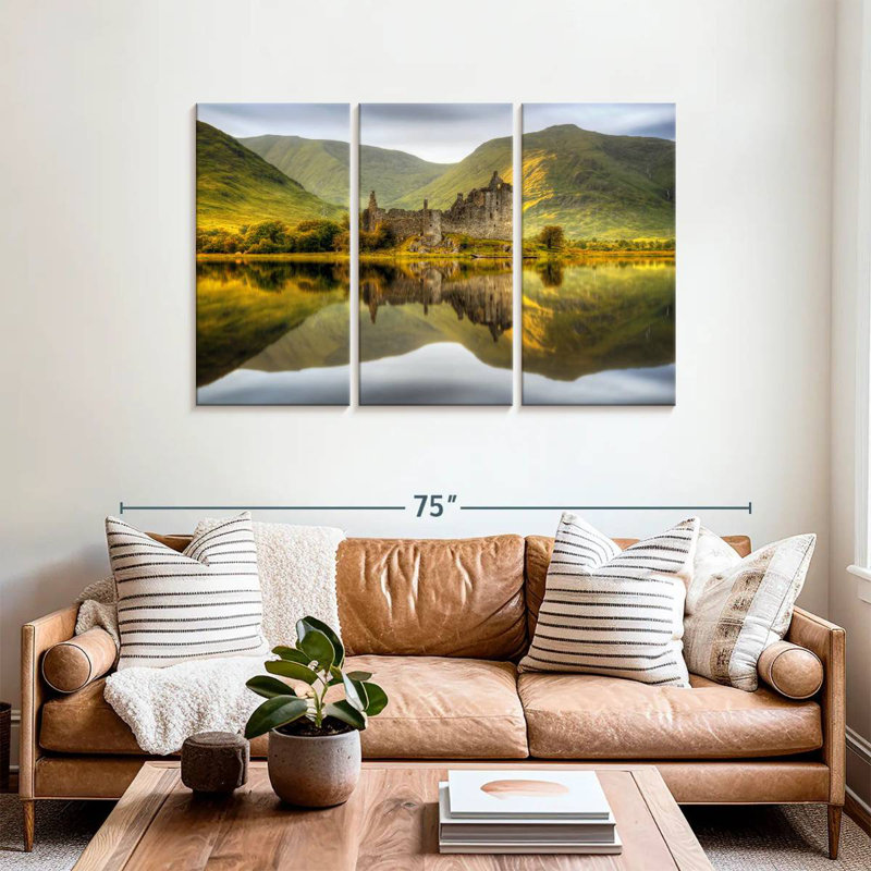 Lilie Kilchurn Castle Loch Reflection, H 36 po x l 57 po