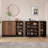 Hokku Designs Shoe Cabinet, 4-Tier Shoe Rack With Doors And Open Storage Shelf-540318570