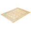 Tapis ivoire / bleu clair en laine noué à la main de conception unique 8 pi 3 po x 10 pi 9 po Cierah Mogul