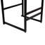 Upholstered Counter Stool with Metal Frame
