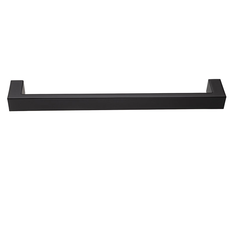 Poignée noire mate de centre à centre Architectural Flat 12 po, Noir mat, 12"