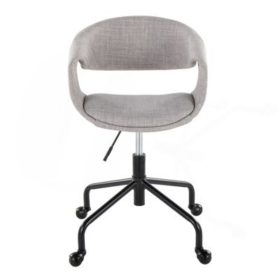 Task Chair In Metal And Fabric