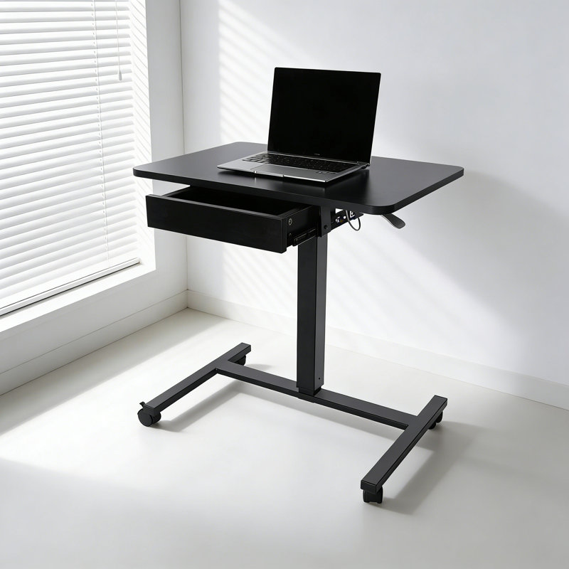 Adjustable Computer Desk, Black