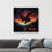 Back for revenge - 32"x32" art on canvas