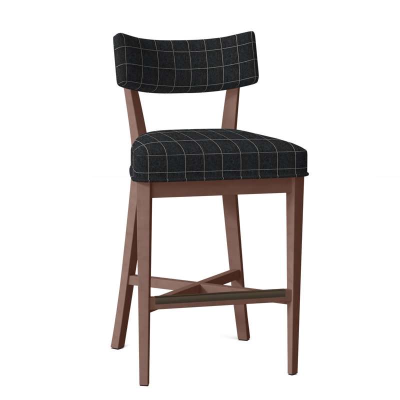 Tabouret de bar 29,5 po Juliet, Perigold Youngman ébène, Noyer, Tabouret de comptoir (siège d'une hauteur de 25,5