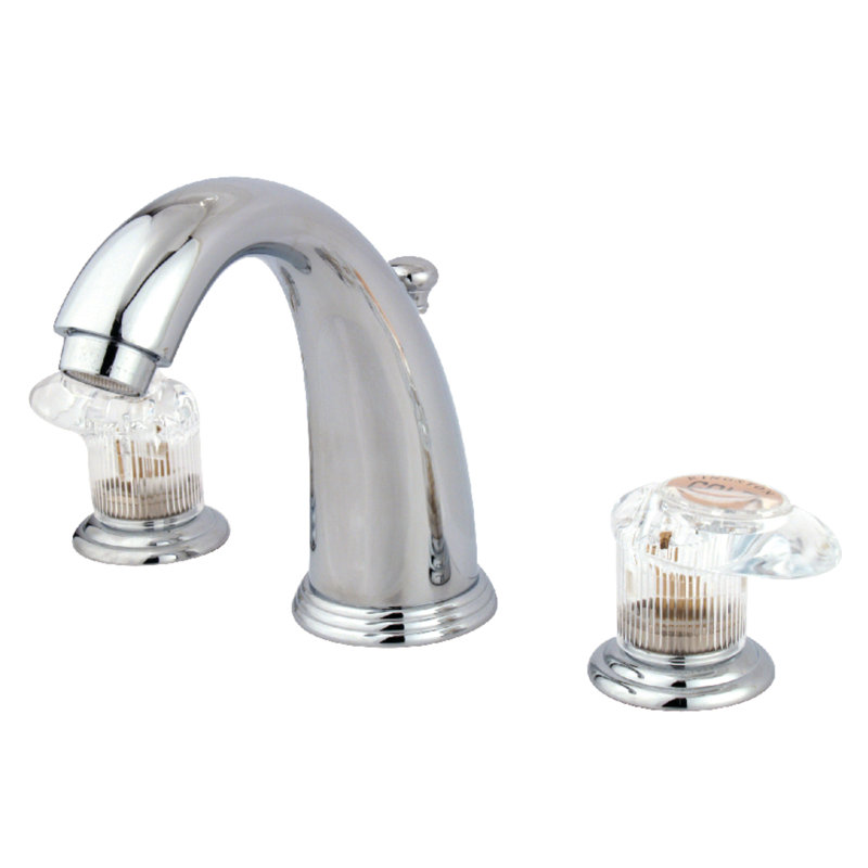 Robinet de salle de bain espacé Kingston, Chrome poli