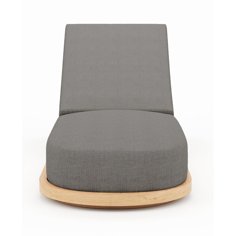 Muse Chaise Lounge, Dark Gray