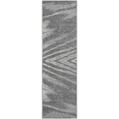 Premium Machine Washable Prisco Gray Rug