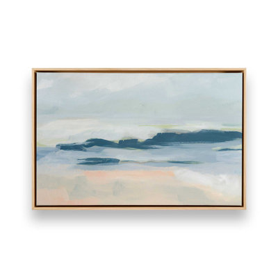 Impression sur toile Soft Coastal Layers II