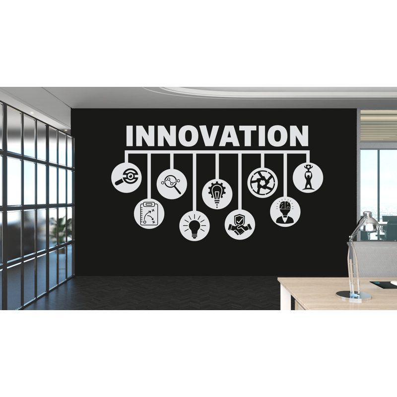 Autocollant décoratif, idées de travail en équipe, Bourgogne, H 24 po x l 14 po