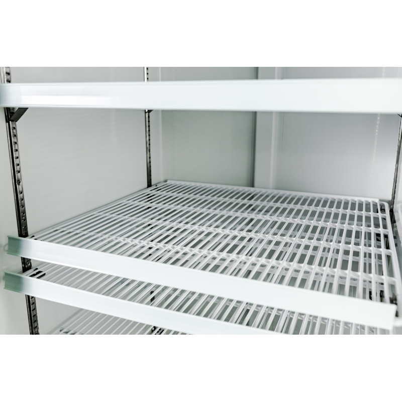 Black Glass Door Commercial Merchandiser Refrigerator, 26''