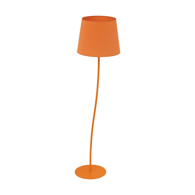 Lampe sur pied orange Jitendra