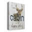 «Happy Place Cabin», peinture sur toile tendue-105535624