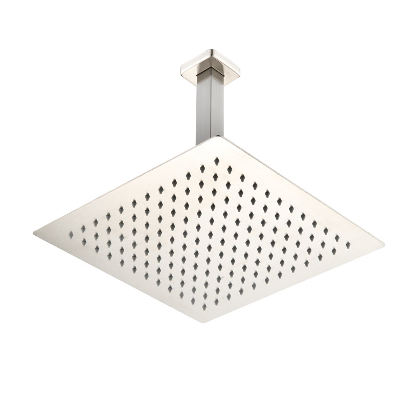 Ceiling Mounted Shower System In Model - 10" Head & Handheld, Brass, Mimics Natural Rainfall Sensation, Self-cleaning Nozzle, Suits American Standard Pipe Connections With Handheld Head,