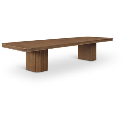 Gascon 112" - 160" Solid Wood And Oak Veneer Dining Table