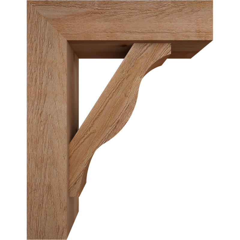 Support Funston Block avec support décalé, 36 x 28, Cèdre rouge occidental de l 8 po (scié brut)