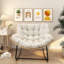 Fauteuil à bascule Luxury Rattan Egg-1348281634