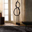Tapis noir Tribal Labell