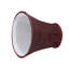 Abat-jour en lin de style candélabre H 4 po (attache) rouge