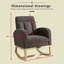Fauteuil berçant avec repose-pieds réglable Accent