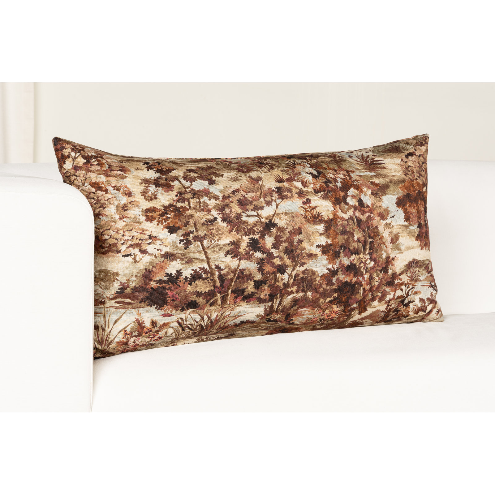 Throw Pillow, Sepia, Polyfill, 21" x 12"
