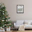 Art mural blanc sur toile "Forêt de Noël blanche" par Creatif Belle-1865174701-1865174700
