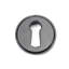Concealed, Square Round Escutcheon Door Accessory-56209624