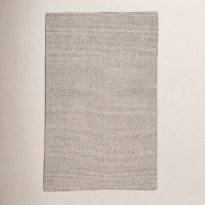 Rolando Gray Hand-Woven Jute Wool Rug