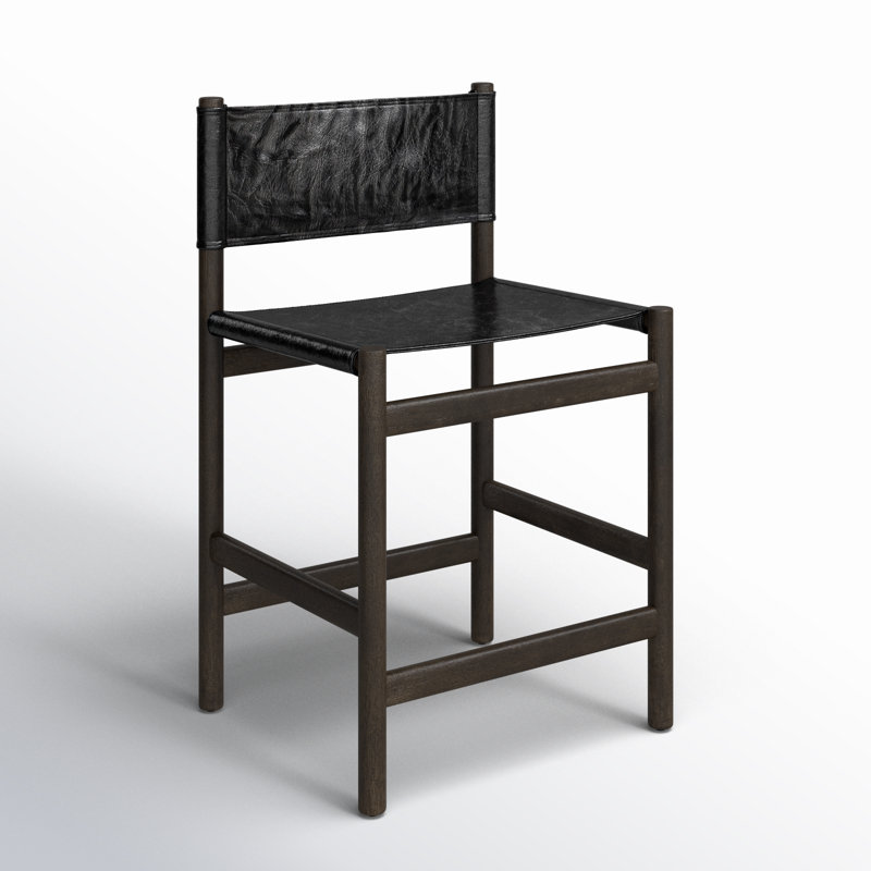 Kena Stool-Sonoma Black-Counter, Counter Stool (26.5" Seat Height), Black, Black