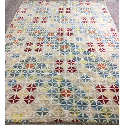 Ivory Rainbow Modern 6'8" x 9'7"