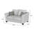 2-piece Upholstered Flared Arm Sofa Set Sand