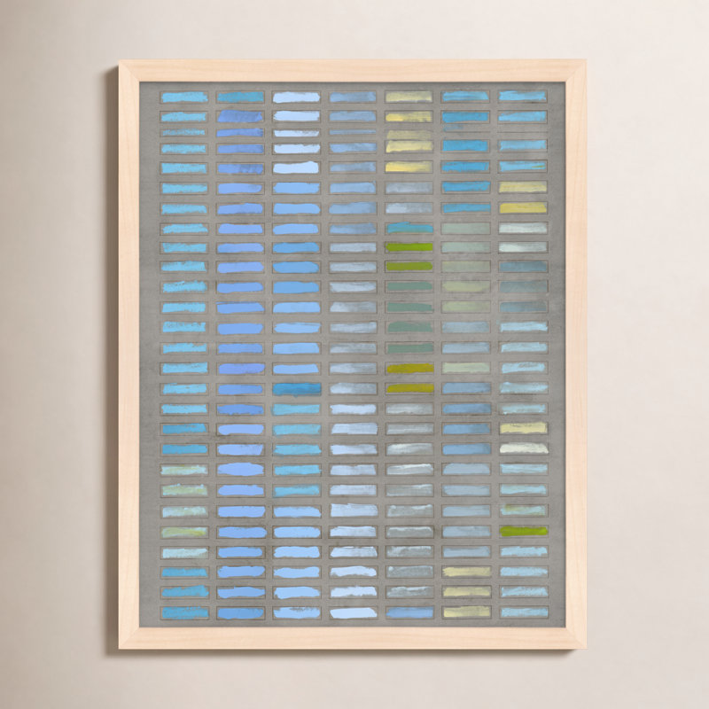Beyond The Blues Painting by Jacques Pilon, Maple, 30" H x 24" W x 1.25" D