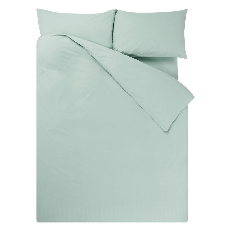 Designers Guild Loweswater Porcelain Green 300 Thread Count Bedset, King Size Bed (230 x 220 cm)